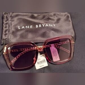 Lane Bryant.. Women glasses/shades. Clear Pink